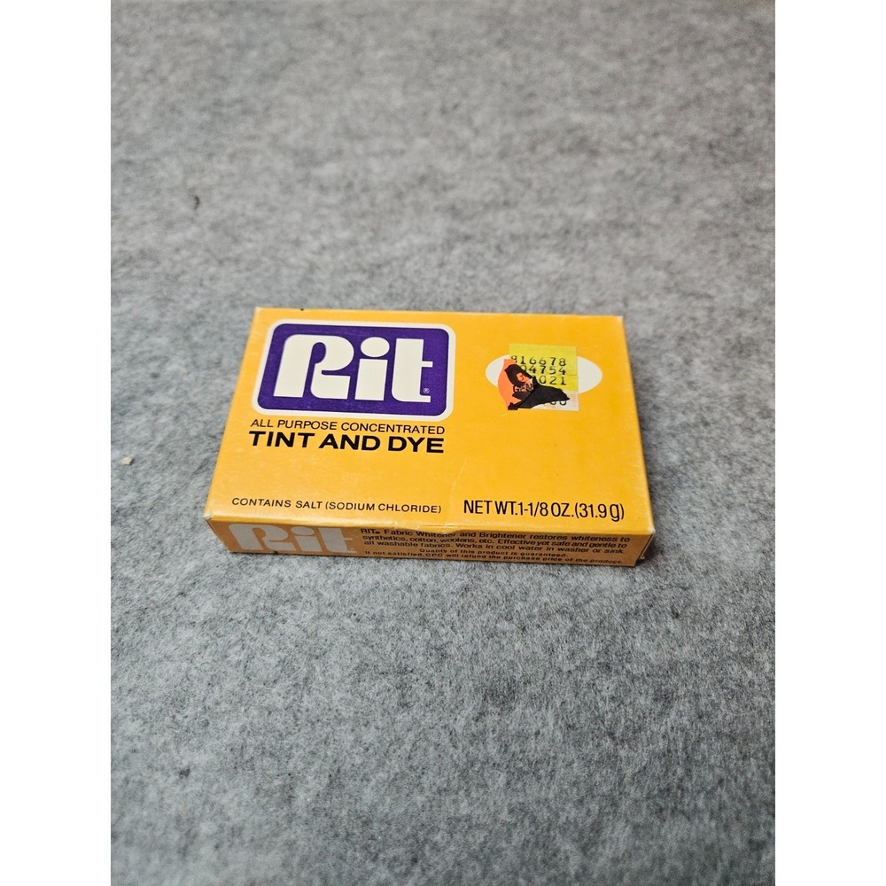 Ritall purpose tint and dye, vintage unopened Orange 3